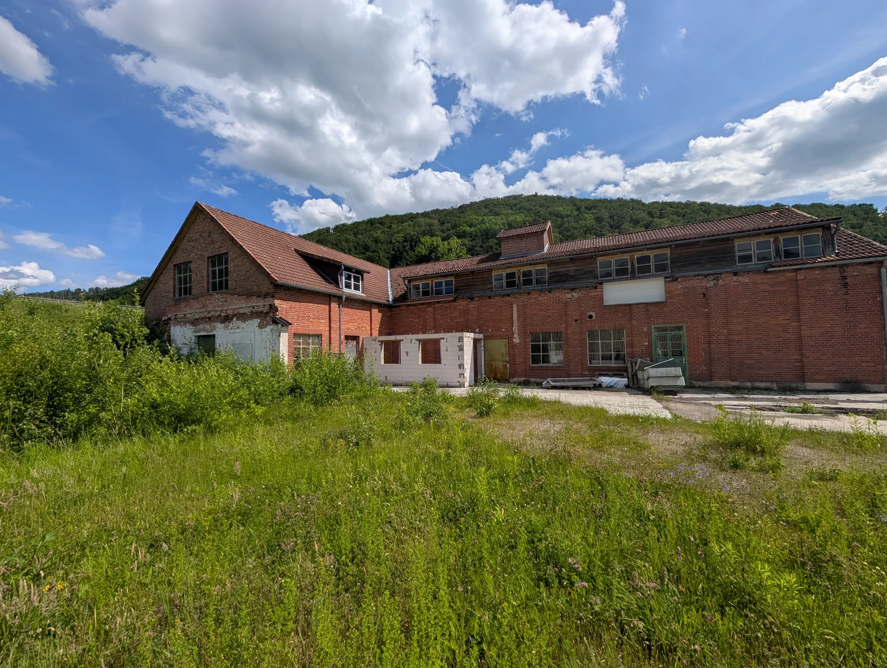 Der Hof der Alten Schreinerei vor dem Umbau